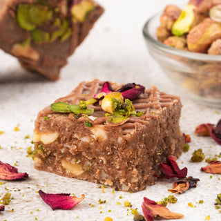 Badam Butterscotch Burfi - THE BAKLAVA BOX