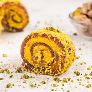 Blueberry Mango Turkish Delight Swiss Roll - THE BAKLAVA BOX