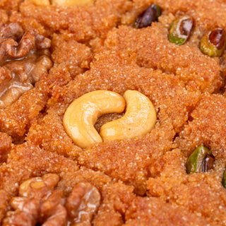 Cashew Basbousa (Egyptian Semolina Cake) - THE BAKLAVA BOX