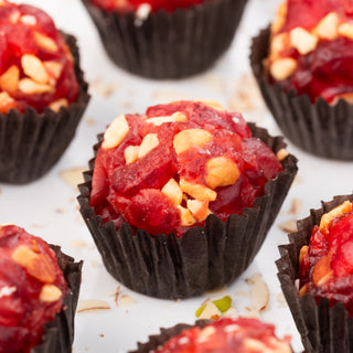 Cherry & Cashew Ladoo - THE BAKLAVA BOX