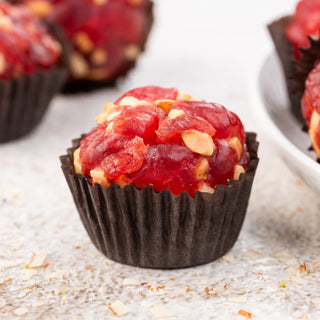 Cherry & Cashew Ladoo - THE BAKLAVA BOX