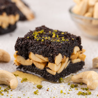 Chocolate Cashew Kunafa - THE BAKLAVA BOX