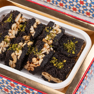 Chocolate Cashew Kunafa - THE BAKLAVA BOX