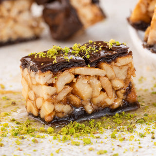 Chocolate Cashew Square Baklava - THE BAKLAVA BOX