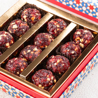 Cranberry & Almond Ladoo - THE BAKLAVA BOX