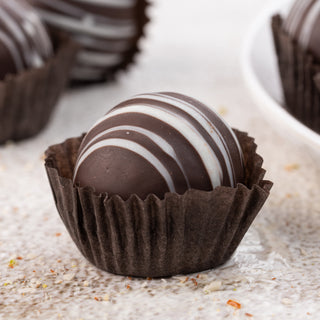 Dark Chocolate Coconut Ladoo - THE BAKLAVA BOX