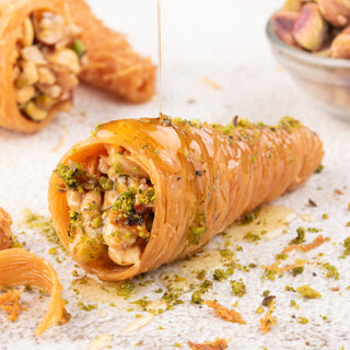 Dry Fruit Kunafa Cones - THE BAKLAVA BOX