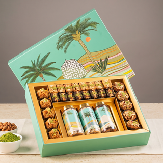 Arabia assorted baklava and dryfruit hamper box