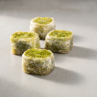 Pistachio Saray baklava rolls