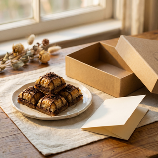 Nutella Chocolate Baklava, gift styled