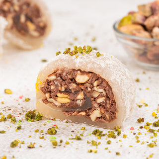 Mastic Gum Nutella Turkish Delight Swiss Roll - THE BAKLAVA BOX