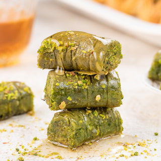 Pista Roll Baklava - THE BAKLAVA BOX