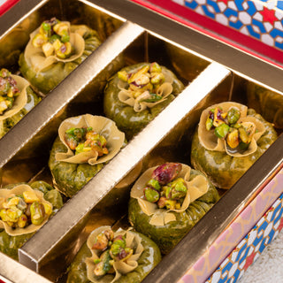 Pistachio Floral Ring Baklava - THE BAKLAVA BOX