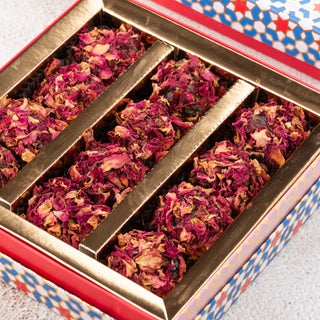 Rose Petal Laddu - THE BAKLAVA BOX