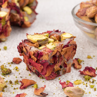 Rosepetal Pista Turkish Delight - THE BAKLAVA BOX