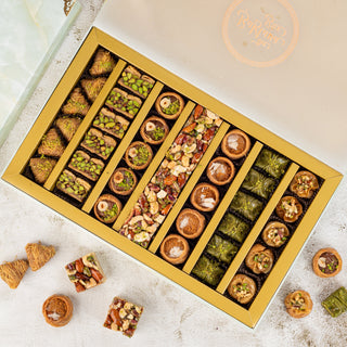 Royal Vega Box (1 kg) - Baklavas and kunafas - THE BAKLAVA BOX