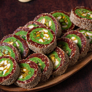 Anjeer Pista Roll - THE BAKLAVA BOX