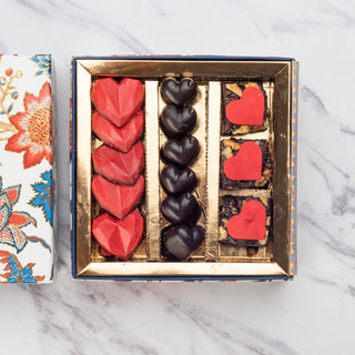 Assorted Chocolate Box and Brownie With Ribbon Packaging - THE BAKLAVA BOX