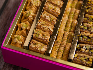 Baklava and dry fruits gift hamper - Lotus Luxe Gift Box - THE BAKLAVA BOX