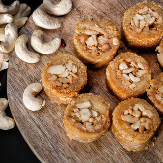 Burma Cashew Baklava (600 gm) - THE BAKLAVA BOX