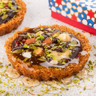 Chocolate Kunafa Ghewar- Holi Special - THE BAKLAVA BOX