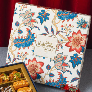 Christmas gift box- Regalia Gift Box with Indian Sweets - THE BAKLAVA BOX