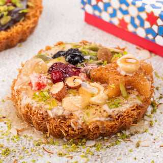 Coffee Kunafa Ghewar- Holi Special - THE BAKLAVA BOX