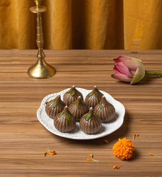 Coffee Mocha dry fruit Modak - THE BAKLAVA BOX