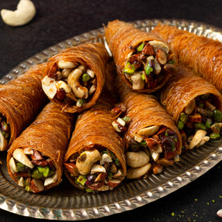 Dry Fruit Kunafa Cones - THE BAKLAVA BOX