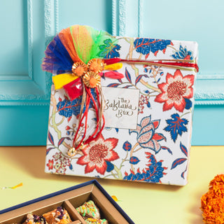 Holi flavoured assorted baklava- Regalia gift box (580gms)- Holi special sweets - THE BAKLAVA BOX