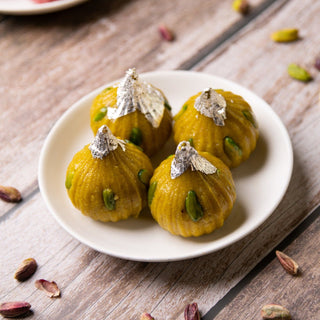 Kesaria Pista Premium Modak (600gm) - THE BAKLAVA BOX