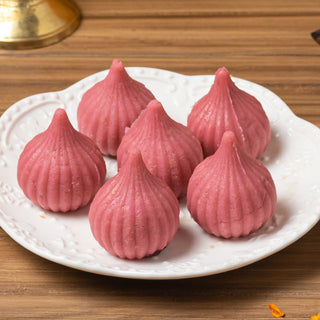 Strawberry modak - THE BAKLAVA BOX