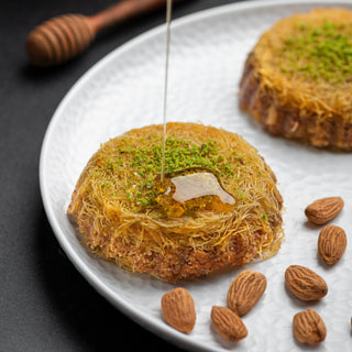 Vegan Almond Kunafa (4 pieces-500gm) - THE BAKLAVA BOX